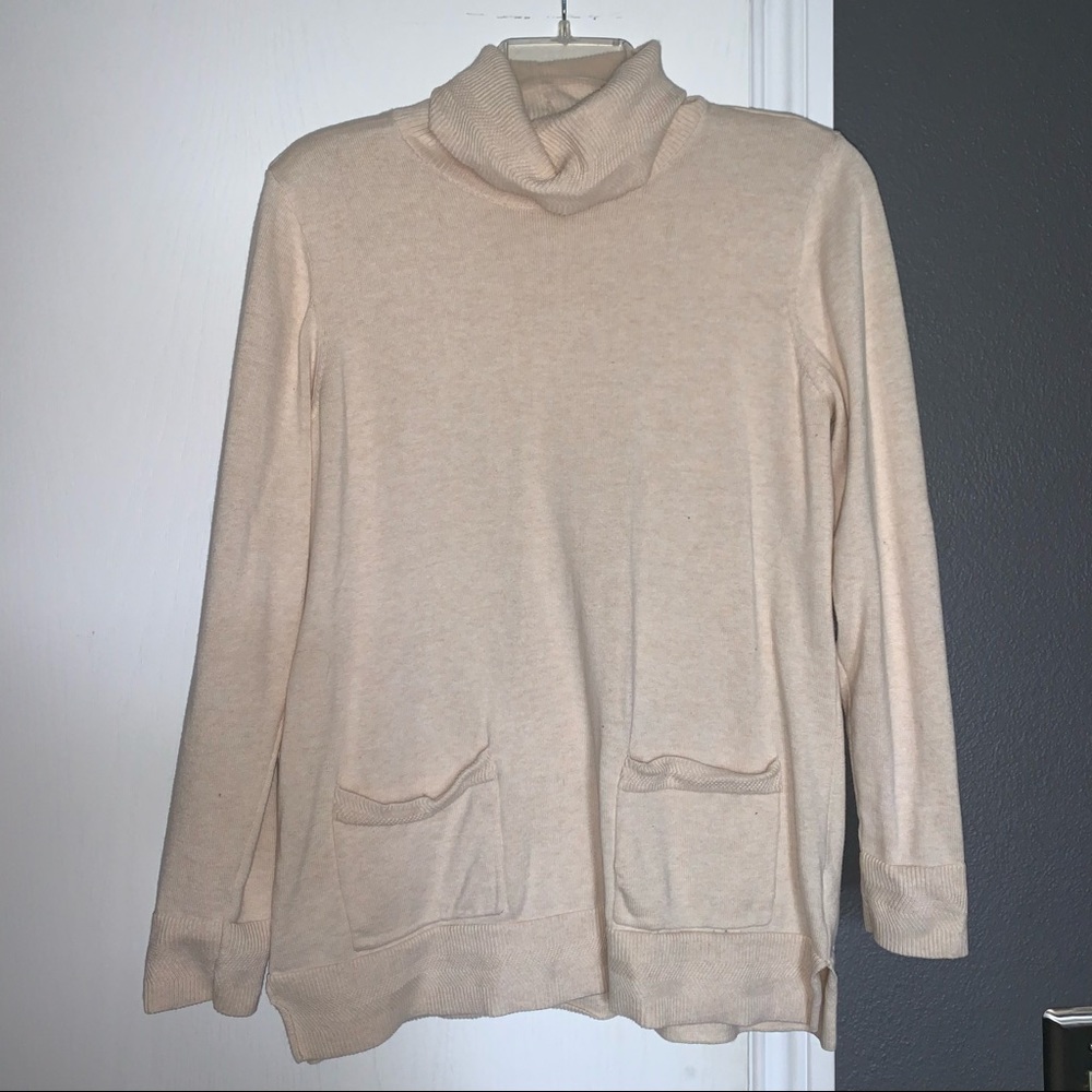 Cream Turtleneck